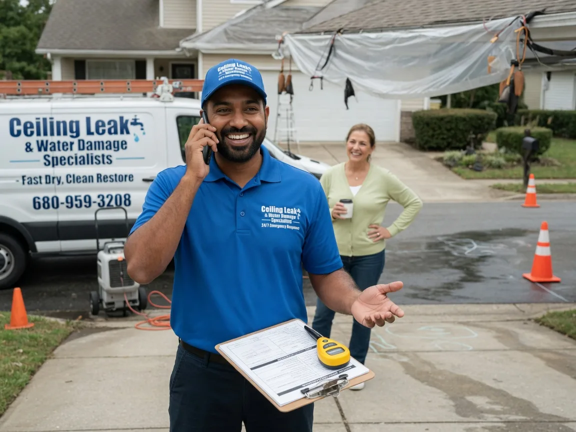 Ceiling Leak Cleanup Martinsville, NJ FAQs